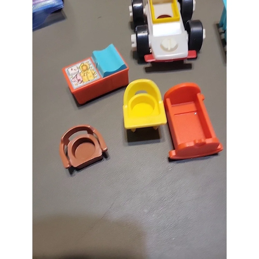 Fisher-Price Little People Vtg replacement Baby items etc...